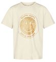 Petit by Sofie Schnoor T-shirt - Sand w. Goldcoloured Print
