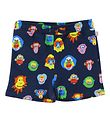 Stella McCartney Kids Sweatshorts - Navy m. Affen