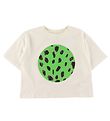 Stella McCartney Kids Stuttermabolur - Skera - Hvítt M. Grænt