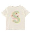 Stella McCartney Kids Stuttermabolur - Hvítur M. Prentað