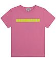 Little Marc Jacobs T-shirt - Apricot m. Neongul