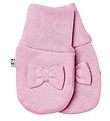 Racing Kids Mittens - Bright Rose w. Bow