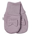 Racing Kids Mittens - Dusty Lavender w. Bow