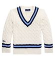Polo Ralph Lauren Blouse - Knitted - Watch Hill - Cream/Navy
