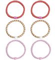 Kknekki Elastiques - 6 Pack - Slime - Pastel Brillant/Rose Clair