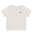 Lacoste Stuttermabolur - Hvítt