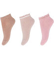 MP Ankle Socks - 3-Pack - Petra - Multi w. Glitter