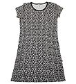 Say-So Nightdress - Grey Melange w. Leopard