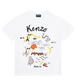 Kenzo T-Shirt - Wit m. Print