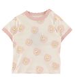 Stella McCartney Kids T-Shirt - Wei/Rosa m. Blumen