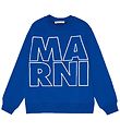 Marni Sweatshirt - Blauw m. Wit