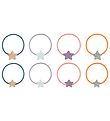 Mimi & Lula Elastic Hair Bands - 8-Pack - Star Burst Doodle