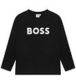 BOSS Bluse - Schwarz m. Weiß