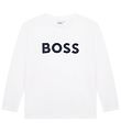 BOSS Blouse - Blanc av. Marine