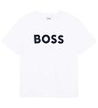 BOSS T-Shirt - Wei m. Navy