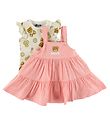 Moschino T-shirt/Dress - Pink/Cream w. Logos