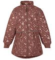 Mikk-Line Thermo Jacket - Russet w. Flowers