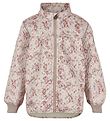 Mikk-Line Termojakke - Resirkulert - Nougat m. Blomster
