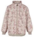 Mikk-Line Thermojacke - Recycelt - Nougat m. Blumen