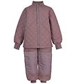 Mikk-Line Thermo föt M. Flís - Sæng - Coated - Twilight Mauve