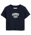 Tommy Hilfiger T-Shirt - Varsity Rib - Desert Himmel
