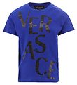 Versace T-Shirt - Iris/Schwarz