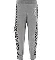 Versace Pantalon de Jogging - Gris Chin/Noir