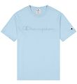 Champion Fashion T-Shirt - Ronde hals - Lichtblauw
