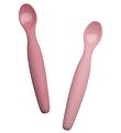 Sebra Silicone Spoons - 2-Pack - Long - Blossom Pink