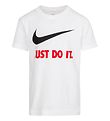 Nike T-Shirt - Wit/Rood