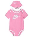 Nike Body set - Bucket Hat/Bodysuit s/s - Pink