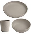 Sebra Dinner Set - Bioplastic - 3 Parts - MUMS - Jetty Beige