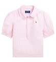 Polo Ralph Lauren Skyrta - Kinsley - Úr Hill - Bleikt/Hvít rönd