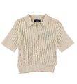 GANT Polo - Knitted - Rib - Cropped - Putty
