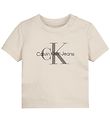 Calvin Klein T-Shirt - Monogramm - Whitecap Grey