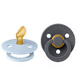 BIBS Colour Schnuller - 2er-Pack - Gr. 2 - Anatomisch - Iron/Bab
