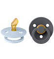 BIBS Colour Schnuller - 2er-Pack - Gr. 1 - Anatomisch - Iron/Bab