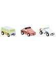 Kids Concept Autos - 3er-Pack - Zurückziehen - Aiden