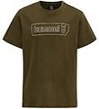 Hummel Stuttermabolur - hml Tomb - Dark Olive