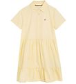 Tommy Hilfiger Dress - Tiered Shirt Dress - Lemon Zest