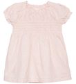 En Fant Kleid - Gestreift - Misty Rose
