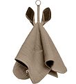 BIBS Snuttefilt - 40x40 cm - Känguru - Dark Oak/Vanilla