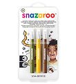 Snazaroo Face Paint - Brush paint - 3 pcs - Green/Yellow/Brown