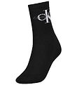 Calvin Klein Chaussettes - Rib - Noir av. Logo