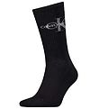 Calvin Klein Socken - Rib - Schwarz m. Logo