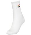 Calvin Klein Socken - Rib - Stolz - Weiß m. Logo