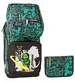 Ensemble de cartables LEGO® Ninjago - Noir/Vert