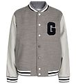 Grunt Bomber Jacket - Sune - Grey Melange w. Light Grey