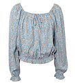 Hound Blouse - Flower - Sky Blue