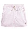 Polo Ralph Lauren Badeshorts - Classics II - Roesa/Weiß gestreif